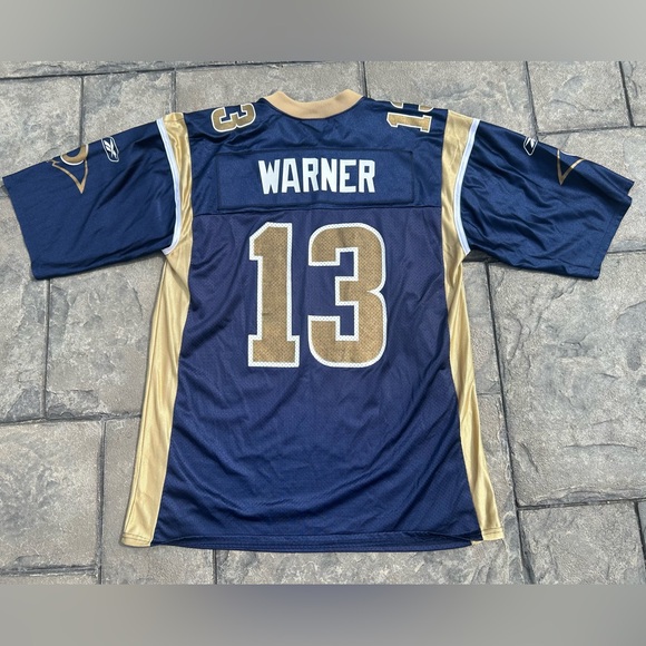 Reebok vintage St Louis Rams Kurt Warner #13 Jersey Large - Picture 1 of 9